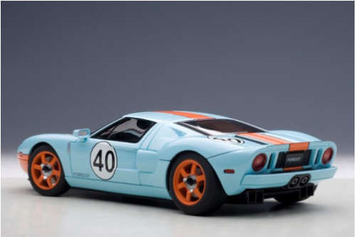 Ford GT "Gulf"  Die Cast Model Sc 1/18  T/Make Autoart Millinnium New in Box.  Gteed - In Stock