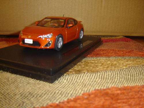 Very Rare Toyota 86GT  Orange by Top Make EBBRO 1/43New in Display Case