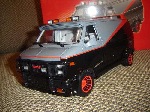 Awesome & Very Rare New A Team Van  Sc 1/18 By Hotwheels-New in Box