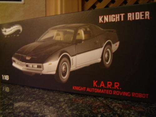 Pontiac Firebird Trans Am K.A.R.R. Die Cast Sc 1/18   H/Wheels Elite   New in Box Gteed- In Stock