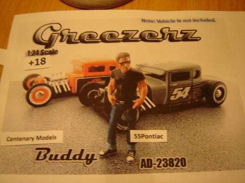 Free Delivery by Courier of  Cute Figurine of Geezer Buddy . Lots of Scale 1/18 Figurines available.