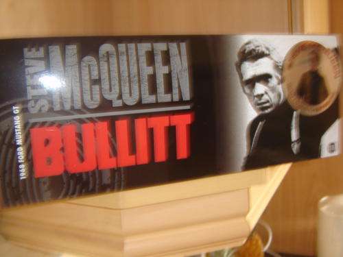 Awesome ' 68 Ford Mustang GT  BULLITT with  Figure   1/18 Greenlight   New i D/Box. Garenteed.