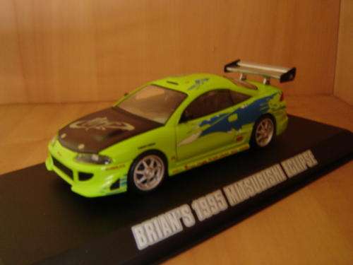 Fast & Furious  '95 Mitsubishi Eclipse Sc 1/43   GREENLIGHT New in D/Play Case Garenteed
