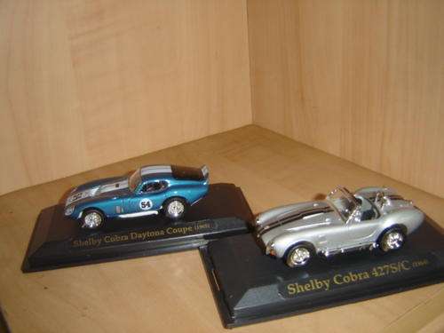 Special Cobra Combo: Very Rare Shelby Cobra & Shelby Cobra Daytona  1/43 YatMing  R/S -New in D/Box