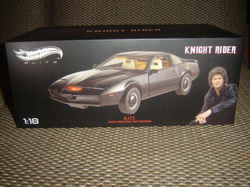 K.I.T.T Pontiac Firebird Trans Am  Knight Rider   1/18   Hotwheels Elite More Exclusive  Gteed