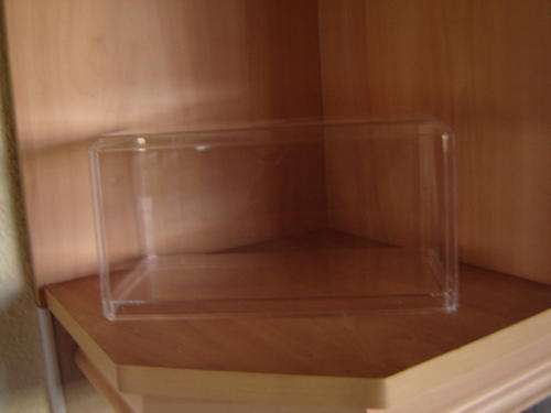 Stunning Very Rare Crystal  Clear Acrylic Display Case with Base Scale 1/24  New in  Box  Garenteed