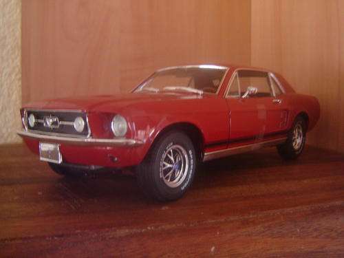 ' 67 Ford Mustang Coupe Die Cast Scale 1/18 by GREENLIGHT  New in Display Box. Gteed. In Stock