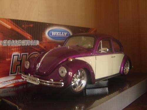 VW Beetle Hotrider Collection  Die Cast Scale 1/24  Welly New in Display Box  Gteed- In Stock