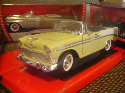 '56 Chevrolet Bel Air V8 Die Cast Model Sc 1/18  R/Signature  YatMing Display Box Gteed In Stock