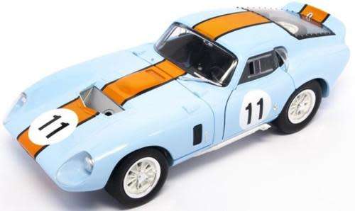 Shelby Cobra Daytona R/Coupe D/Cast in Gulf Colors 1/18 Lucky R/Signature