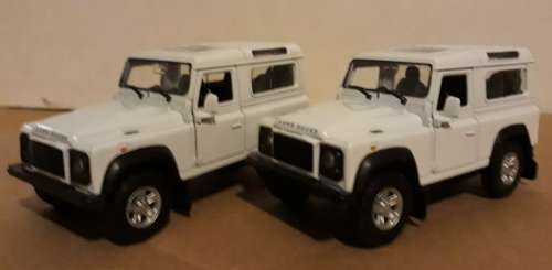 Special:Combo 2 x Land Rover Defender Die Cast Models  Sc 1/36   WELLY FX New Box  Gteed- In Stock
