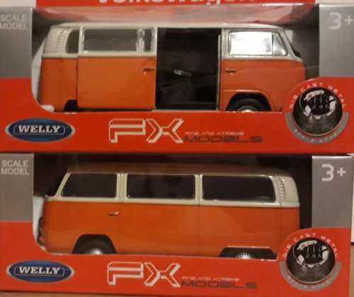 G/Promotion  Combo:  2 VW Kombi   Die Cast Models WELLY New in D/Box Gtee-