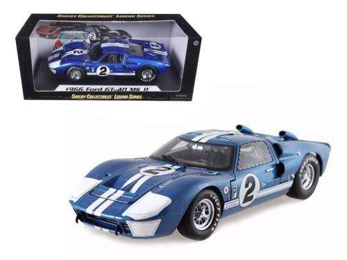 Ford GT 40 MK2   Shelby  Collectables Die Cast Model Sc 1/18 New  D/Box  Gteed In Stock - Awesome !!