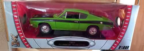 `69  Plymouth Barracuda  Muscle Car D/Cast Model  1/18 R/Sign Buy any x 2 Ass Mods  10% off Selli