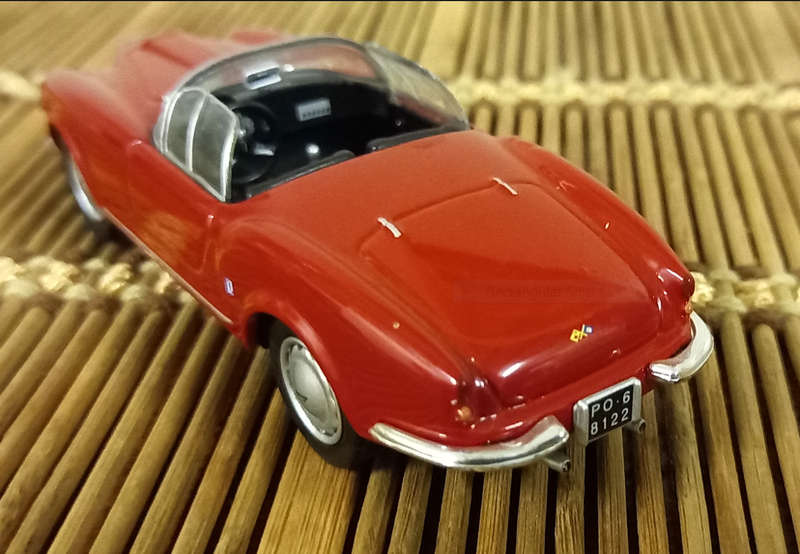 Lancia Aueilia B24 Spider w Side Windows   D/Cast Model  1/43   By T/Make  Add. Models   Quan. Disc.