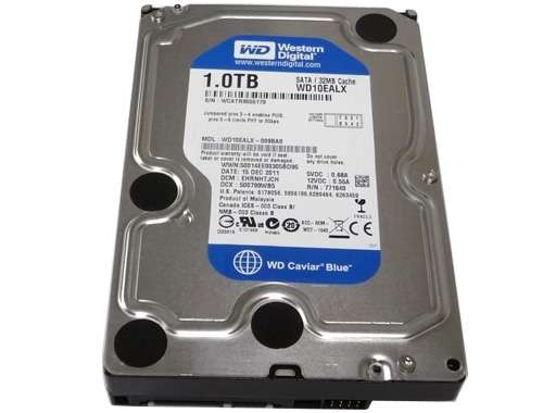 Western Digital PART # WD10EZEX CAPACITY 1TB INTERFACE SATA 6