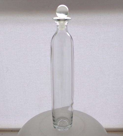 Adorable glass bottle.
