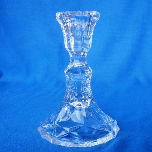 13 cm  CRYSTAL candlestick holder.                         Stunning item!