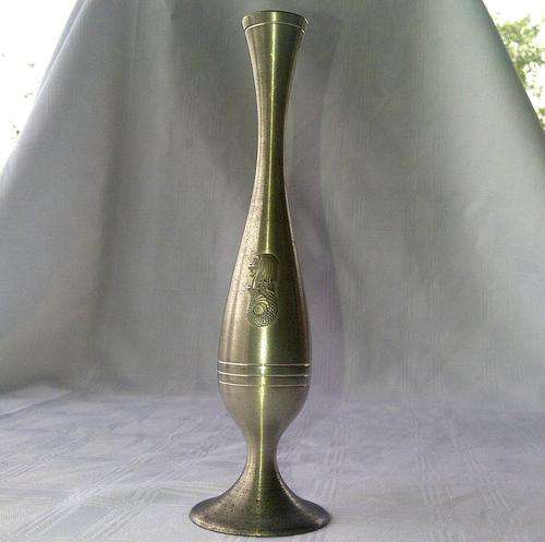 Heavy Superior Quality ,Silver-Plated, Vase !
