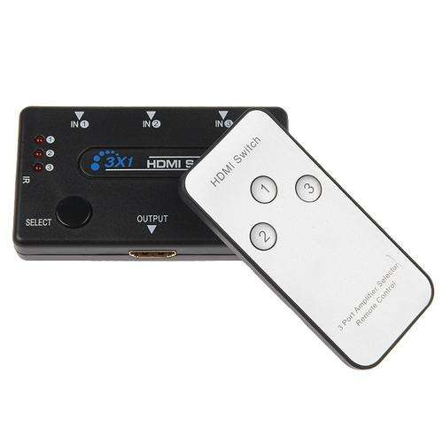 3x1 HDMI Switcher with Remote v1.4
