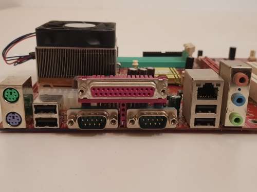 MSI MS-6712 KT4AV ATX AMD Motherboard and AMD Athlon XP CPU with IO Shield