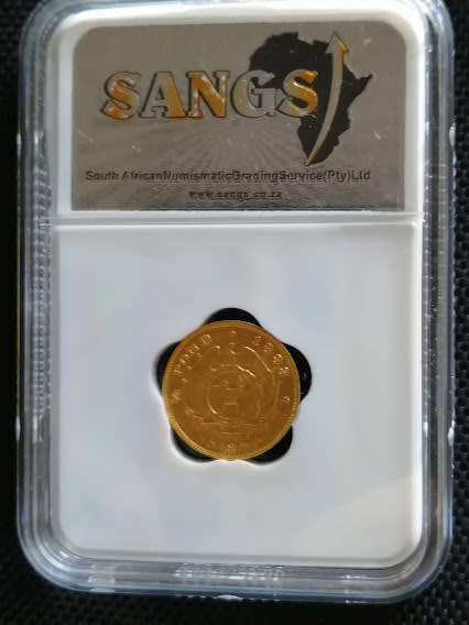 1893  ZAR 1/2 Pond Rare