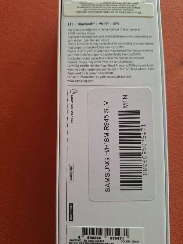 Samsung Galaxy Watch 6 LTE 44mm (Silver)