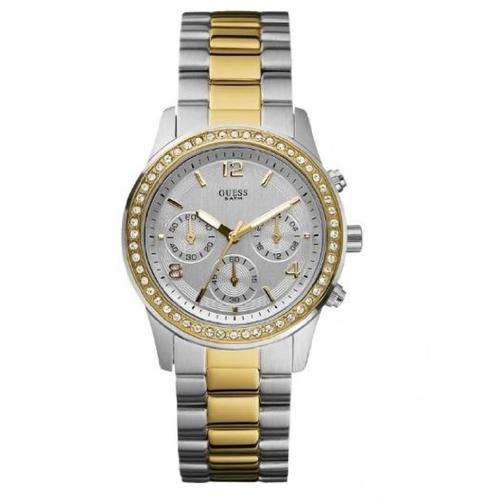 Guess Spectrum With Crystals 2-Tone Silver & Gold Ladies Watch