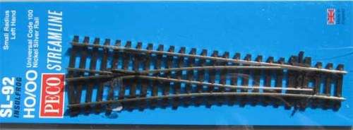 PECO SL-91 HO SCALE SMALL RADIUS LH POINT CODE 100 MANUAL