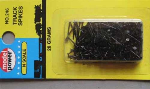 MODEL POWER N SCALE/GAUGE - TRACK NAILS