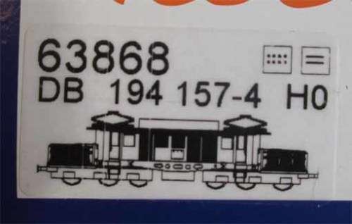 ROCO HO SCALE - GERMAN DB 194 157-4 KROKODIL LOCOMOTIVE, DCC READY(MINT BOXED)