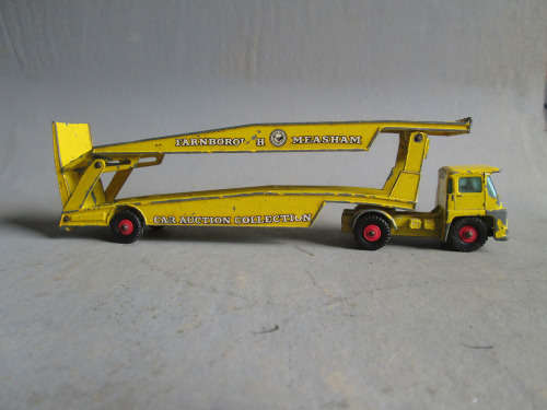 MATCHBOX KING SIZE K-8, GUY WARRIOR CAR TRANSPORTER - SEE ALL FOTOS