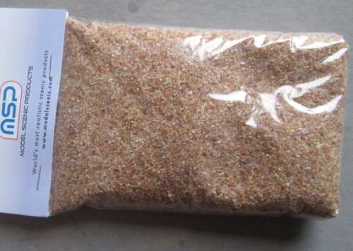 MSP HO SCALE - BROWN BALLAST 300 grams per PKT.