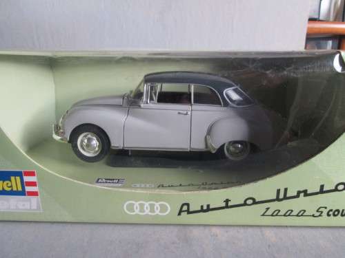 REVELL 1/18 SCALE - AUTO UNION (DKW) 1000S COUPE - VERY GOOD CONDITION, BOXED