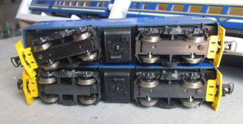 LIMA HO SCALE - SAR BLUE TRAIN SET (BOXED) - SEE FOTOS & DETAILS BELOW