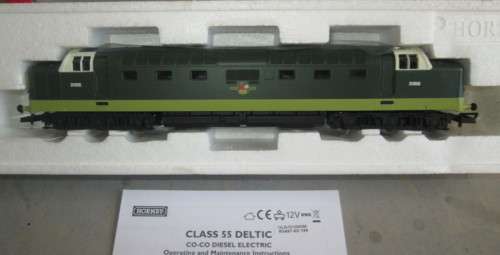 HORNBY OO SCALE - R3497 BR CLASS 55 DIESEL LOCO , DCC READY - AS NEW BOXED