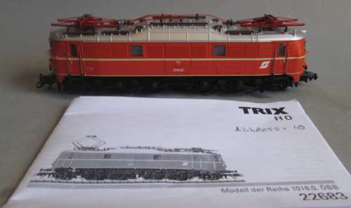 TRIX 22683 HO GAUGE - OBB EPOCHE IV ELECTRIC LOCO DCC SOUND  - AS NEW BOXED
