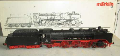 MARKLIN HO SCALE - 33952 DB 03 140 STEAM LOCO & TENDER, TENDER DRIVEN (BOXED)