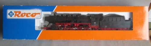 ROCO HO SCALE - DB BR 50 STEAM LOCO & TENDER 2-10-0, GOOD CONDITION (BOXED)