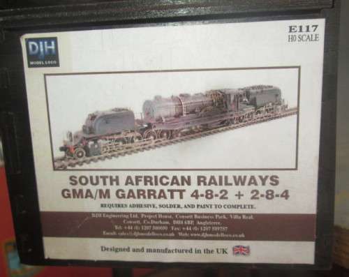 DJM HO SCALE - SAR GMA/M GARRAT 4-8-2 + 2-8-4 STEAM LOC DCC/SOUND - SEE DESCRIPTION BELOW