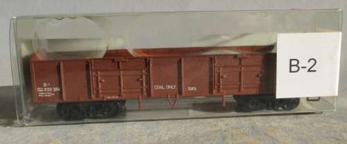CMD HO SCALE - SAR B-2 OPEN GOODS WAGON WITH COAL LOAD - BOXED, SEE BELOW