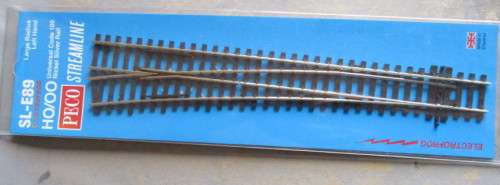 PECO HO SCALE - SL-E89 LARGE RADIUS LH POINT (NEW)