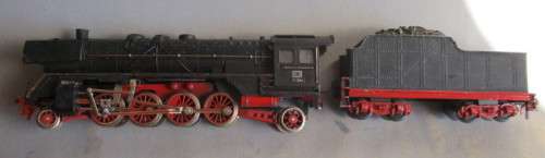 FLEISCHMANN HO SCALE - DB 2-8-2 STEAM LOCO & TENDER