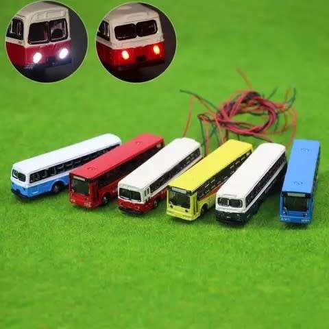 N SCALE - BUS WITH HEAD & TAIL LIGHTS