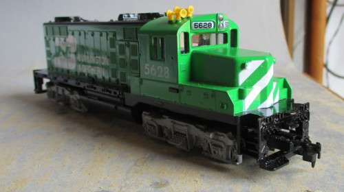 TYCO HO SCALE - BN DIESEL LOCO, AS NEW, NO BOX