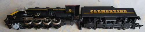 TYCO HO SCALE - 2-8-0 STEAM LOCO & TENDER "CLEMENTINE"