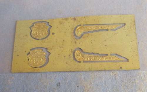 HO SCALE - STEAM LOCO SMOKE DEFLECTOR ROADNAME WINGS, CITY OF BLOEMFONTEIN #857