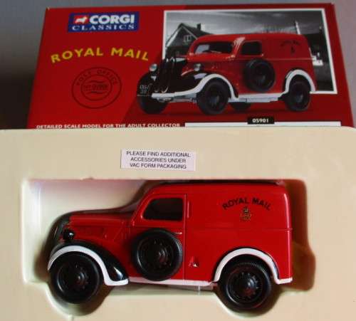 CORGI 1/43 SCALE - ROYAL MAIL FORD POPULAR VAN - AS NEW BOXED