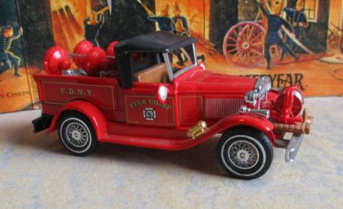 MATCHBOX YFE12-M - 1930 FORD MODEL A BATTALION CHIEF`S VEHICLE - AS NEW BOXED