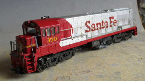 RIVAROSSI HO SCALE - SANTA FE DIESEL LOCO - SEE BLOW